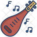 Pipa Chinese Instrument Lute Icon