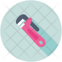 Pipe Wrench Hand Icon