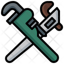 Pipe Wrench Construction And Tools Home Repair Icon