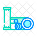 Pipes Grid Armature Icon