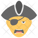 Pirate Head Piracy Icon