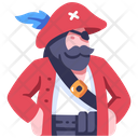 Captain Pirate Hat Icon