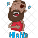 Pirate Is Laughing Icon