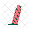 Tower Landmarks Leaning Tower Icon
