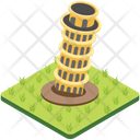 Leaning Tower Pisa Tower Monument Icon