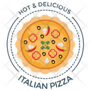 Pizza Badge  Icon