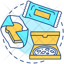 Waste Food Wrapper Icon