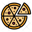 Pizza Fastfood Delivery Meal Street Food Truck Icon