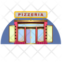 Pizzeria Pizza Building Icon