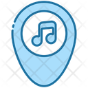 Placeholder Location Music Concert Icon