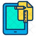 Tab Tablet Design Plan Icon