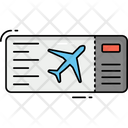 Plane Ticket Flight Ticket Travel Icon