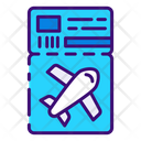 Plane Ticket Icon
