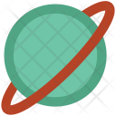 Planet Orbit Solar Icon