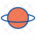 Planet Saturn Space Icon