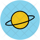 Planet Orbit Solar Icon