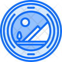 Planet Stamp Icon