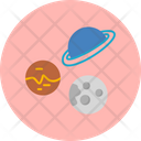 Planets Astronomy Galaxy Icon