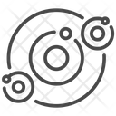 Planets orbiting  Icon