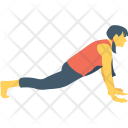 Plank Pose Arm Icon