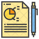 Planning Report Financial Report Icon