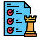 Business Chess Strategy Icon
