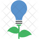 Plant Idea Bulb Icon