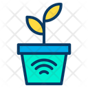 Smart Plant Automation Internet Of Things Icon