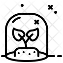 Plant Protection Glass Protection Plant Security Icon