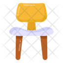Plastic Armless Chair  Icon