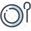 Plate Spoon Eatting Icon