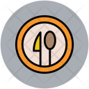 Plate Spoon Knife Icon