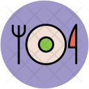 Plate Spoon Knife Icon