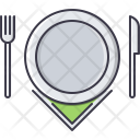 Plate Knife Fork Icon