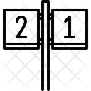 Plateform Signboard  Icon