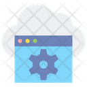Platform As A Service Paas Paas Network Setting Icon