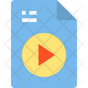 Media Play File Playlist Icon