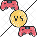 Player Vs Controllers Icon