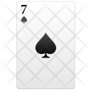 Seven Black Poker Icon