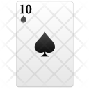 Black Ten Poker Icon