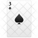 Three Black Poker Icon