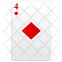 Play Four Red Icon