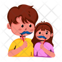 Playing Father Playing Dad Father Daughter Icon