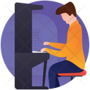 Playing Piano Icon