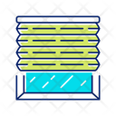 Pleated Blinds Icon