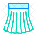 Pleated Skirt Plaid Mermaid Skirt Elastic Waist Icon