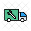 Plumbing Services Truck Icon