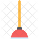 Plunger Cleaning Bathroom Icon