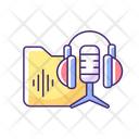 Podcasts Library Icon