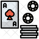 Poker Casino Ace Of Spades Icon